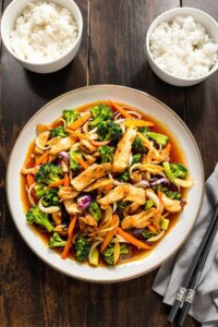 asian chicken stir fry