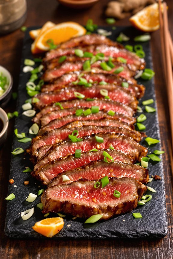 asian inspired steak tips recipe
