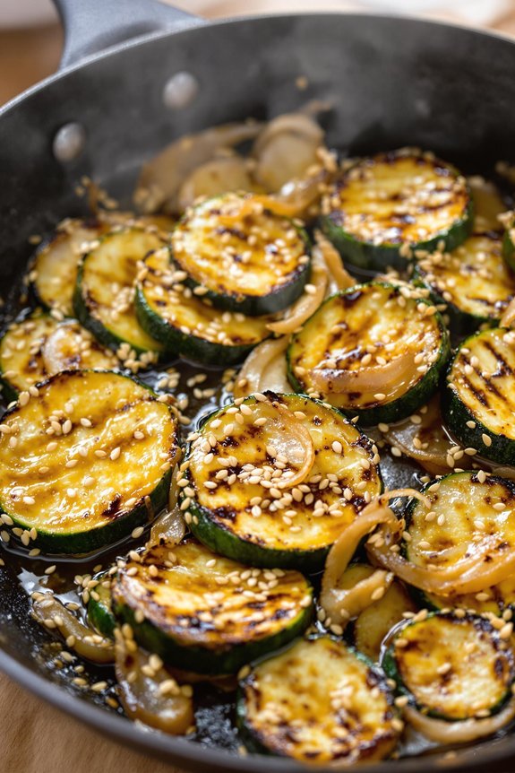 asian style grilled zucchini recipe