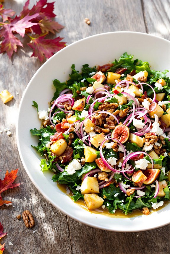 autumn kale salad recipe