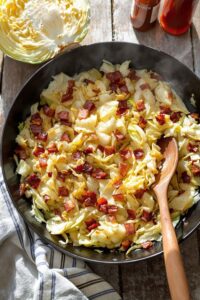 bacon and cabbage dish