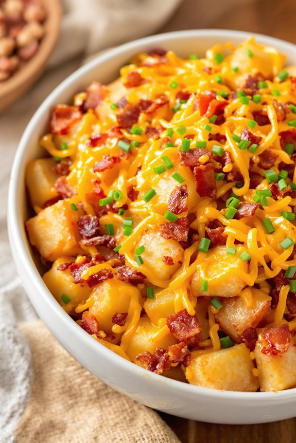 bacon loaded cheesy potatoes recipe