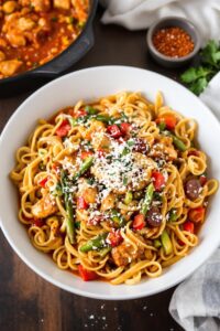 cajun chicken sausage pasta