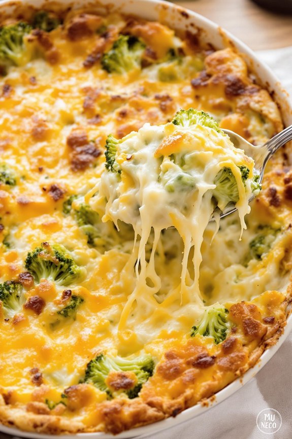 cheesy broccoli casserole recipe