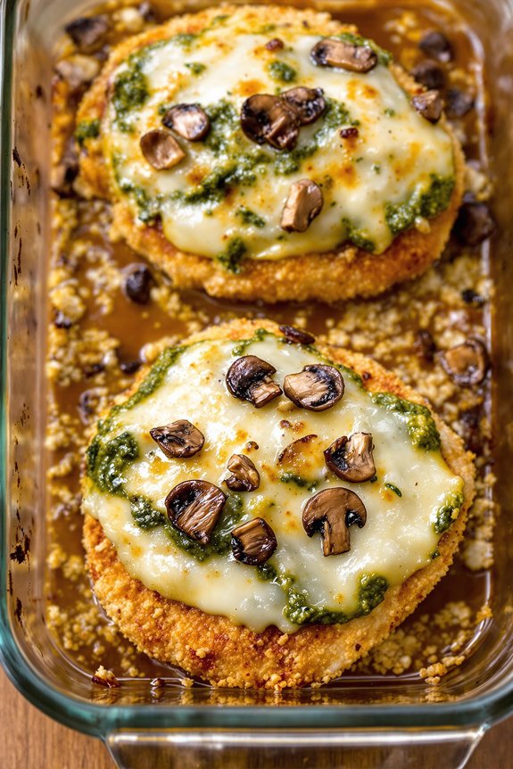 cheesy pesto chicken recipe