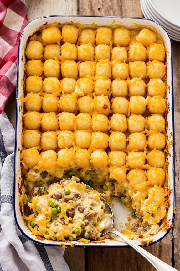 cheesy tater tot casserole