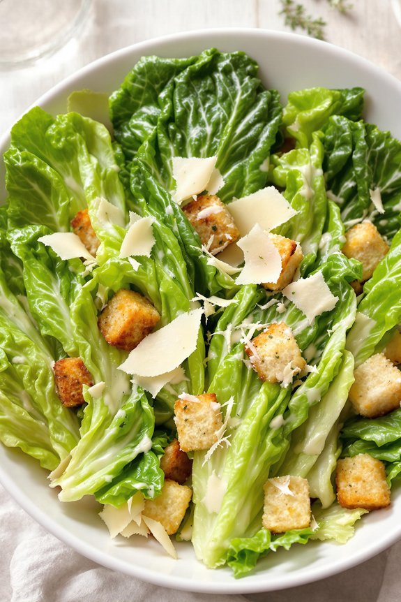 classic caesar salad technique