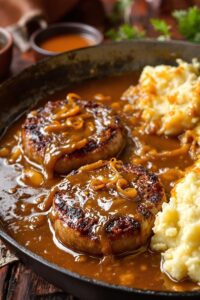 classic hamburger steak gravy