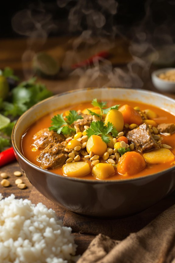 comforting thai red curry