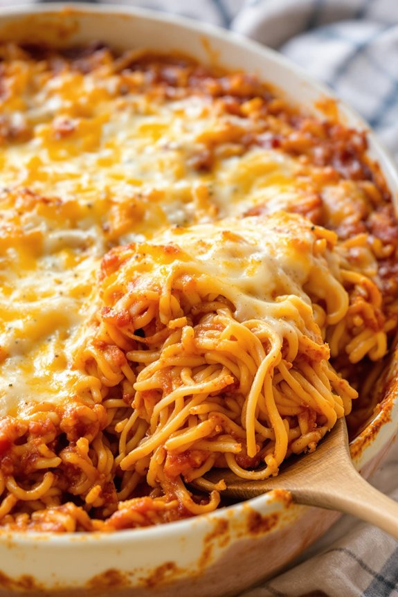cozy baked spaghetti recipe