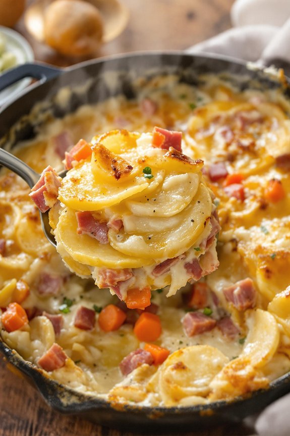 cozy scalloped potatoes casserole