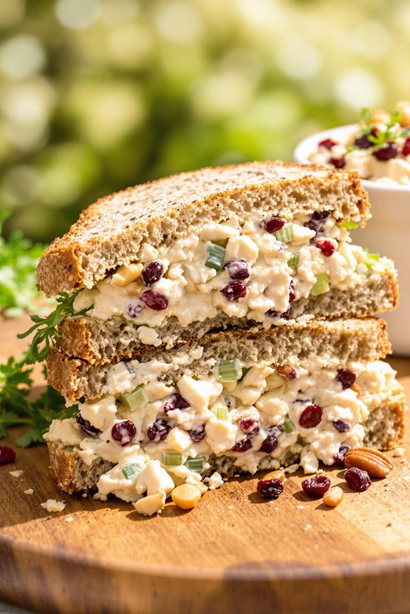 cranberry pecan chicken salad