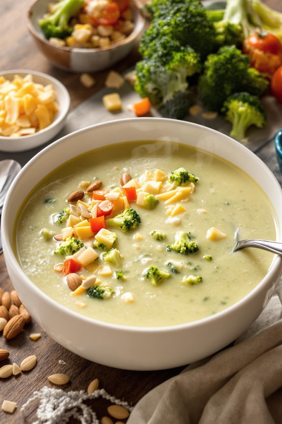 creamy broccoli soup recipe