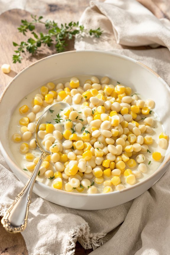 creamy lima beans dish