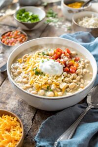 creamy white bean chili