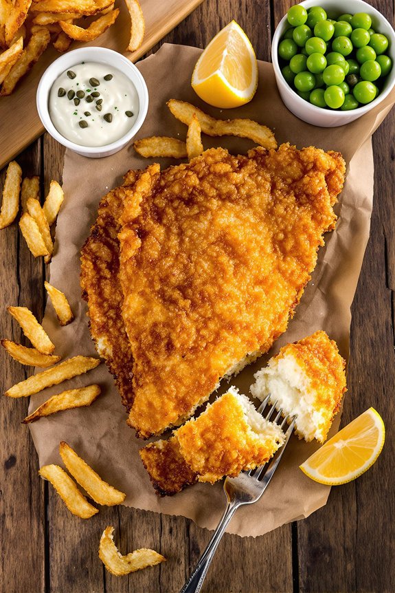 crispy beer battered fish