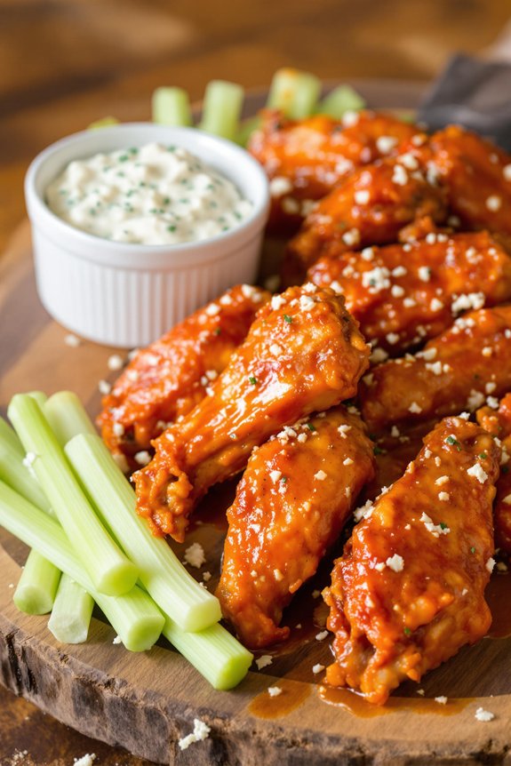 crispy buffalo wings recipe