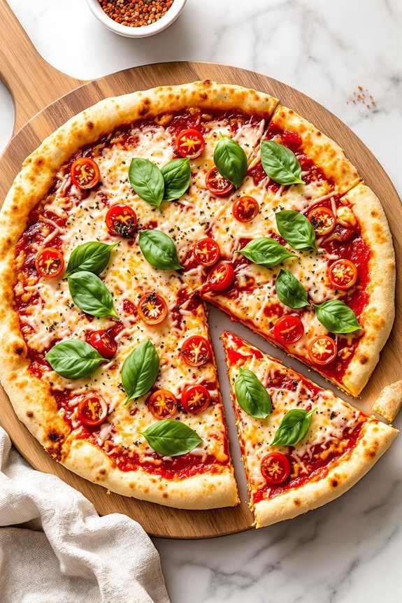 crispy cauliflower pizza crust