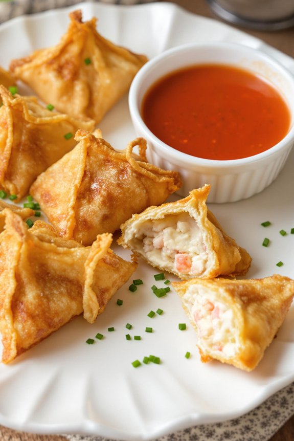 crispy crab rangoon recipe