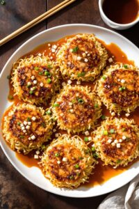 crispy ramen egg dish