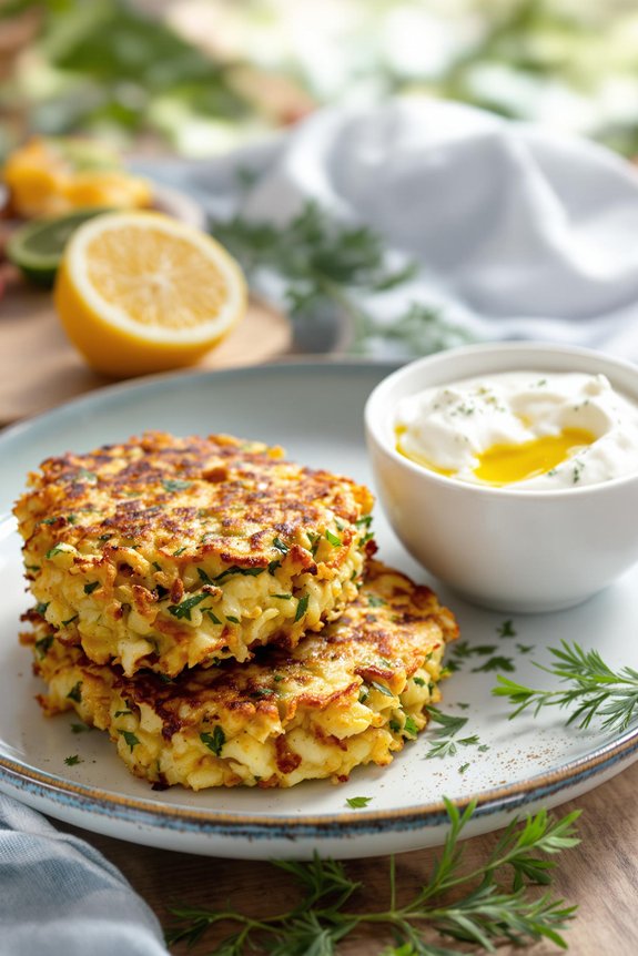 crispy zucchini fritters recipe