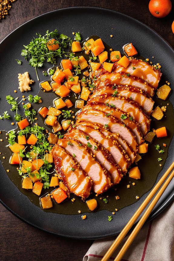 culinary fusion duck dish