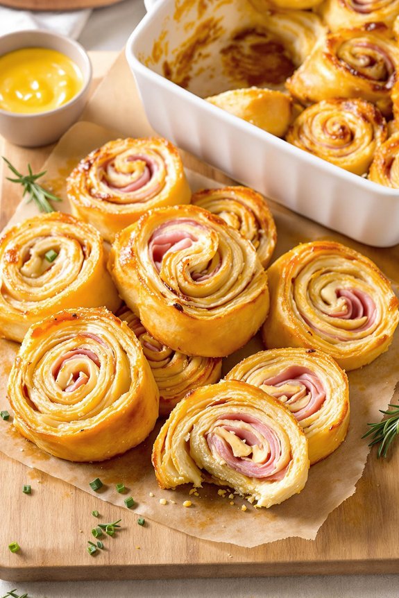 delicious ham and cheese wrap
