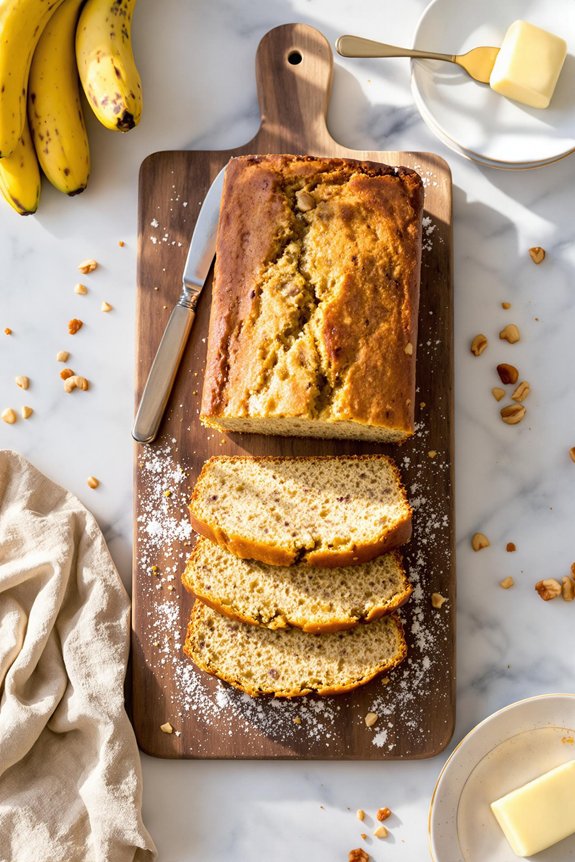 delicious homemade banana bread