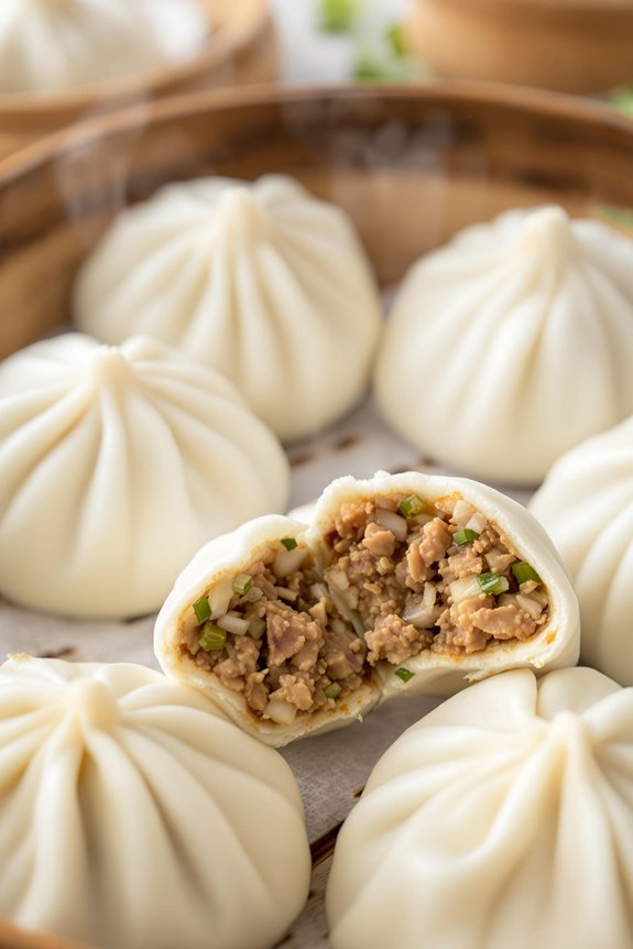 delicious homemade pork bao zi