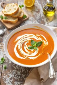 delicious homemade tomato bisque