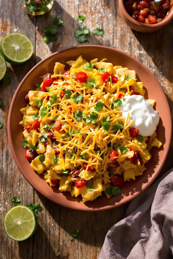 delicious mexican breakfast dish