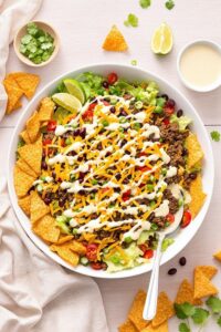 delicious mexican taco salad