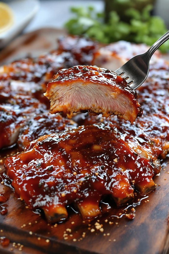 fall off the bone bbq ribs