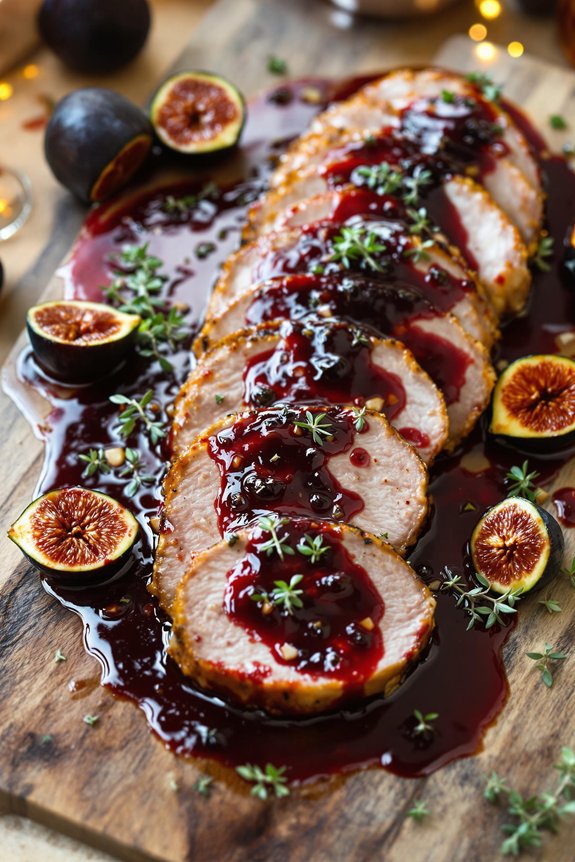 fig glazed pork tenderloin recipe