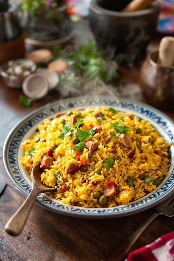flavorful puerto rican rice