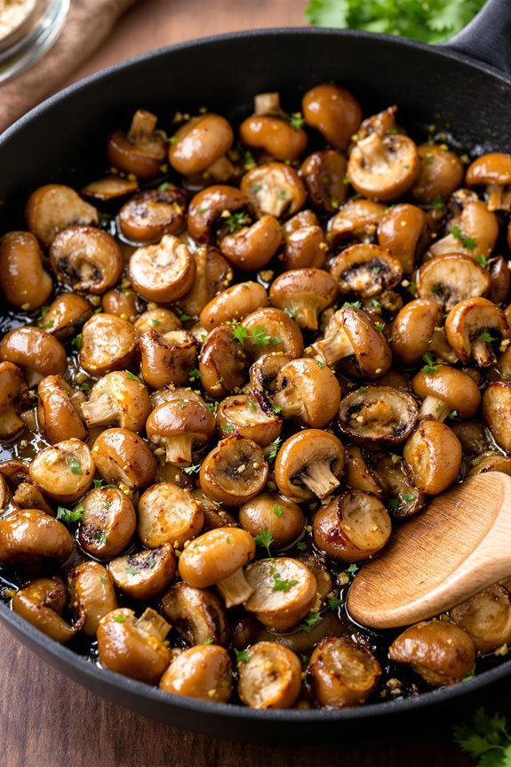 garlic kissed saut ed mushrooms recipe