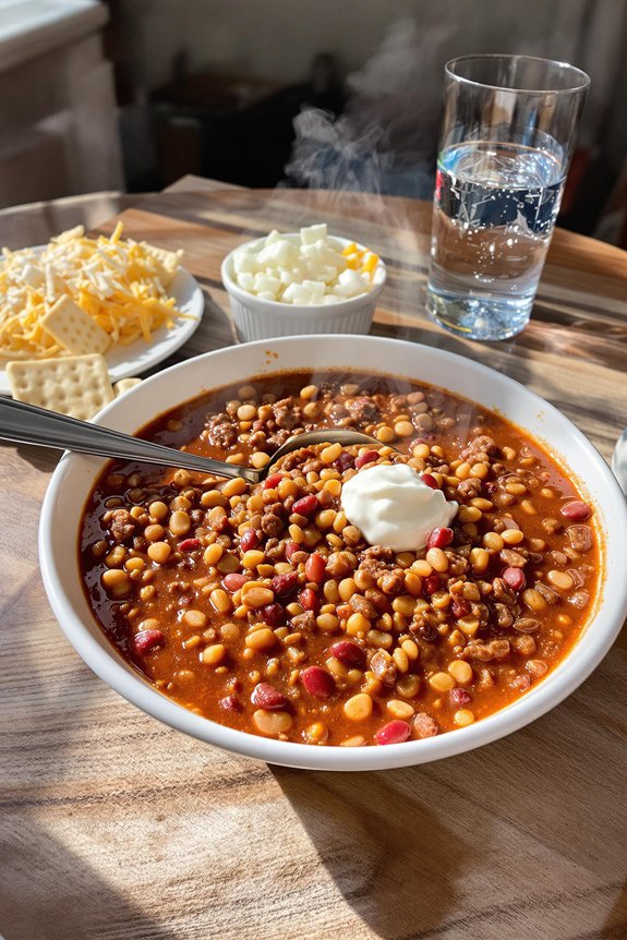hearty homemade chili recipe