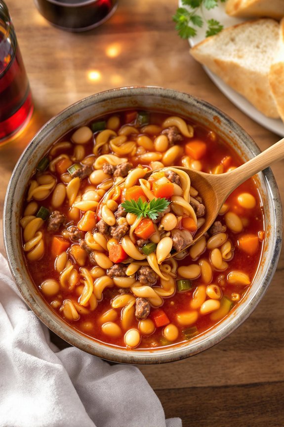 hearty italian pasta fagioli