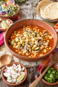 hearty pork and hominy stew