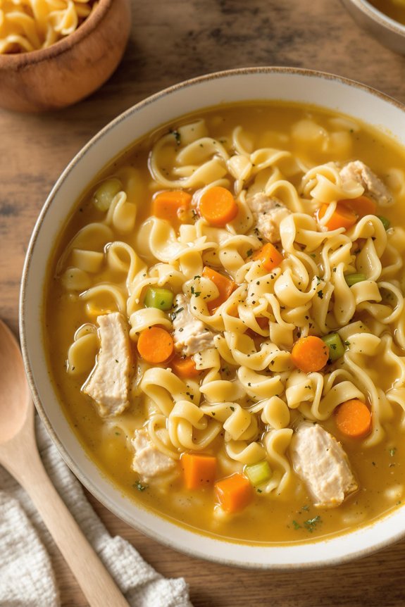 homemade chicken noodle soup
