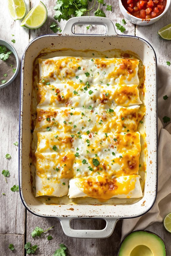 homemade mexican chicken enchiladas