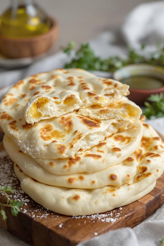 homemade soft flatbreads recipe