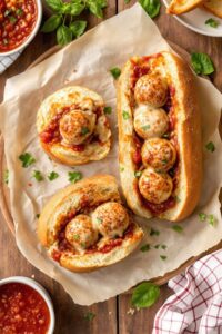 italian turkey meatball sub