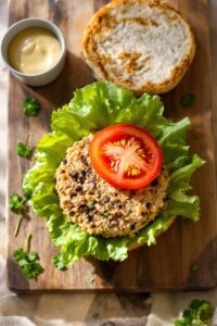 juicy ground chicken burger
