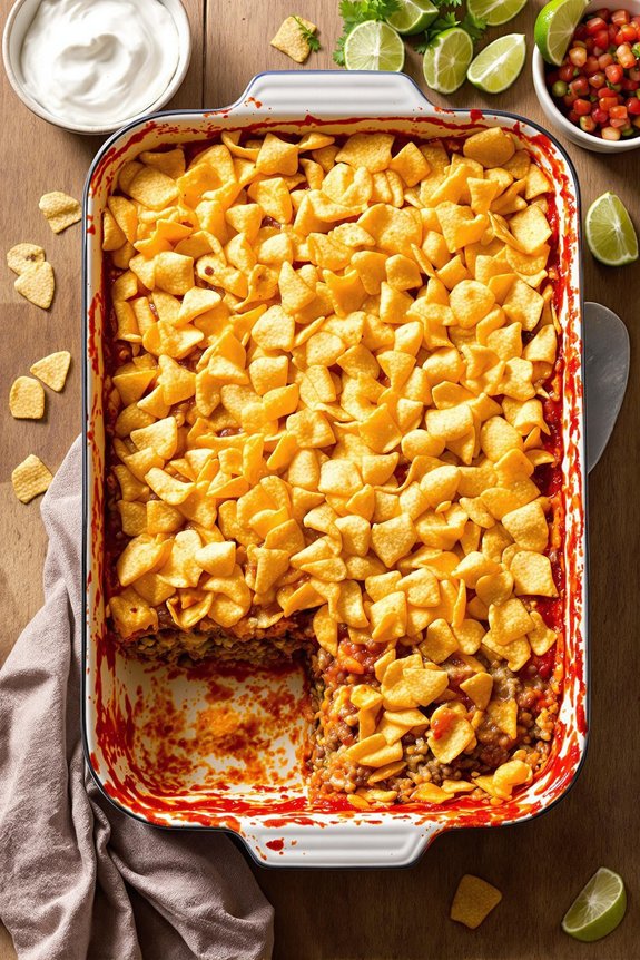 layered enchilada bake recipe