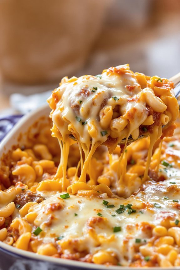 meatball pasta casserole recipe