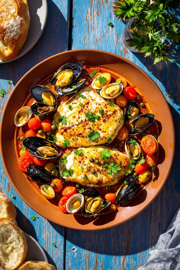 mediterranean fish italian dish