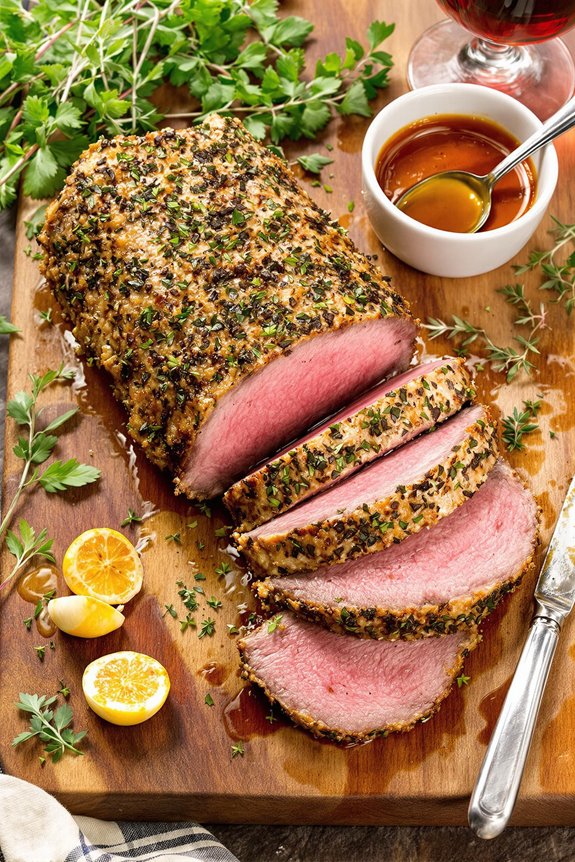 mediterranean garlic herb lamb