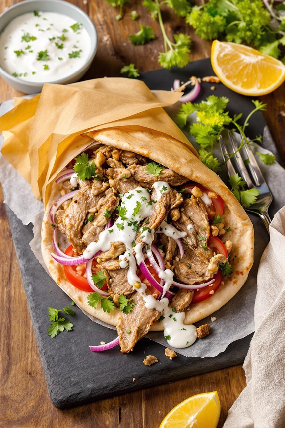 mediterranean lamb and beef