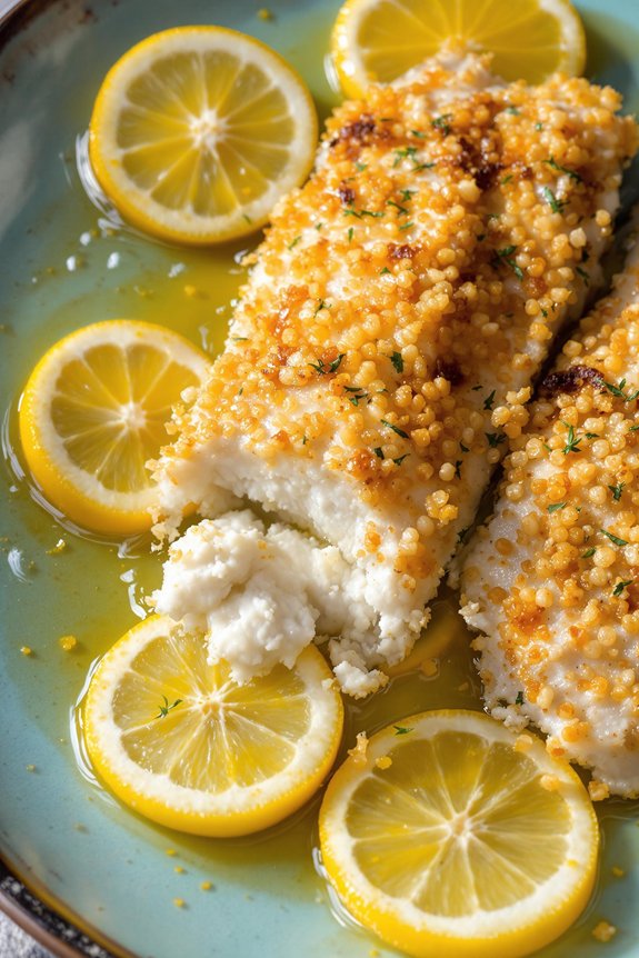 mediterranean rockfish with lemons